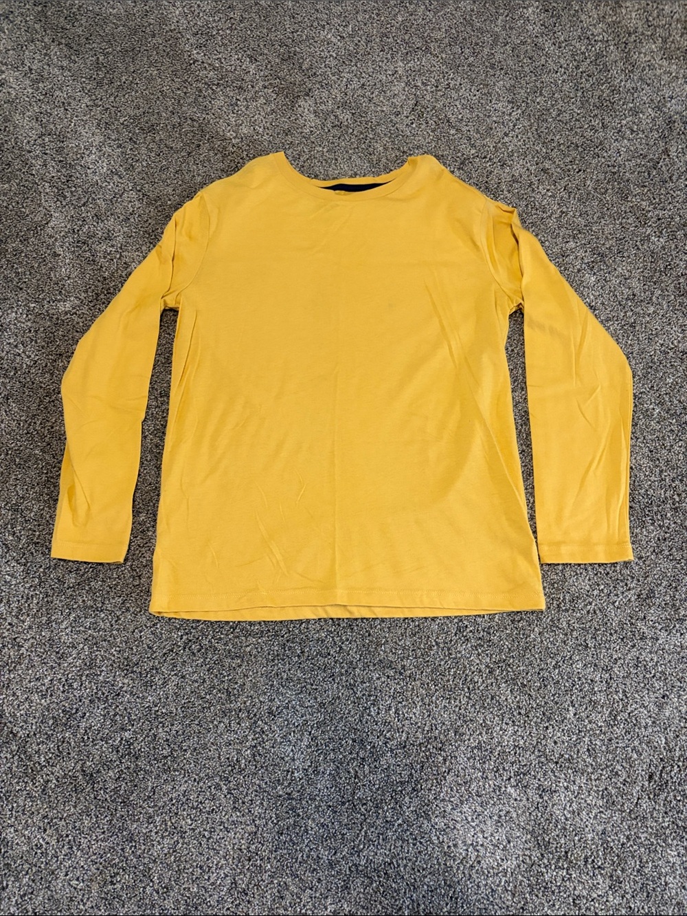 Boys Old Navy Yellow Long Sleeve Tee Size XL 14-16
